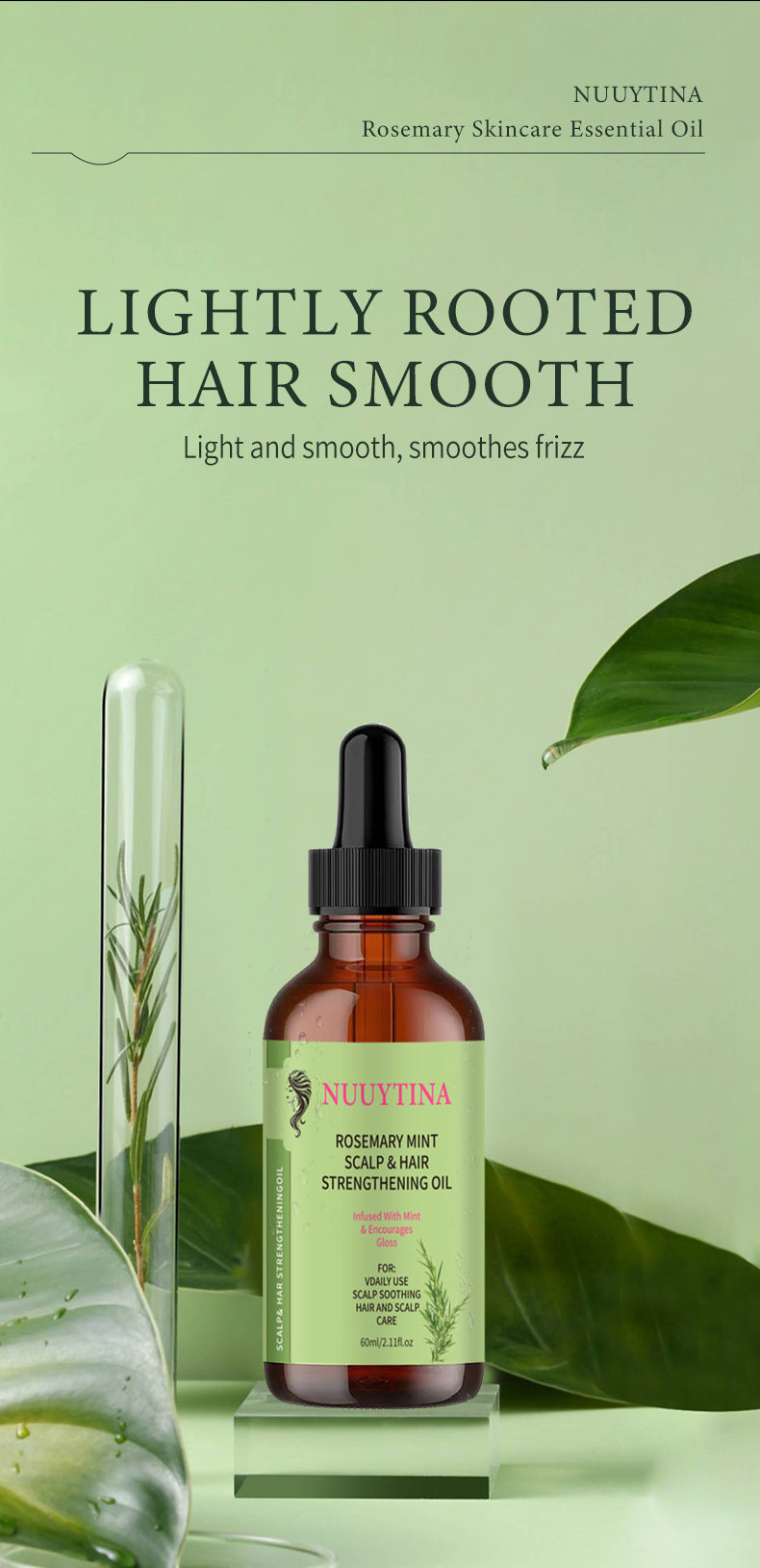 Rosemary Mint Tough Nourishing Hair Care Essential Oil