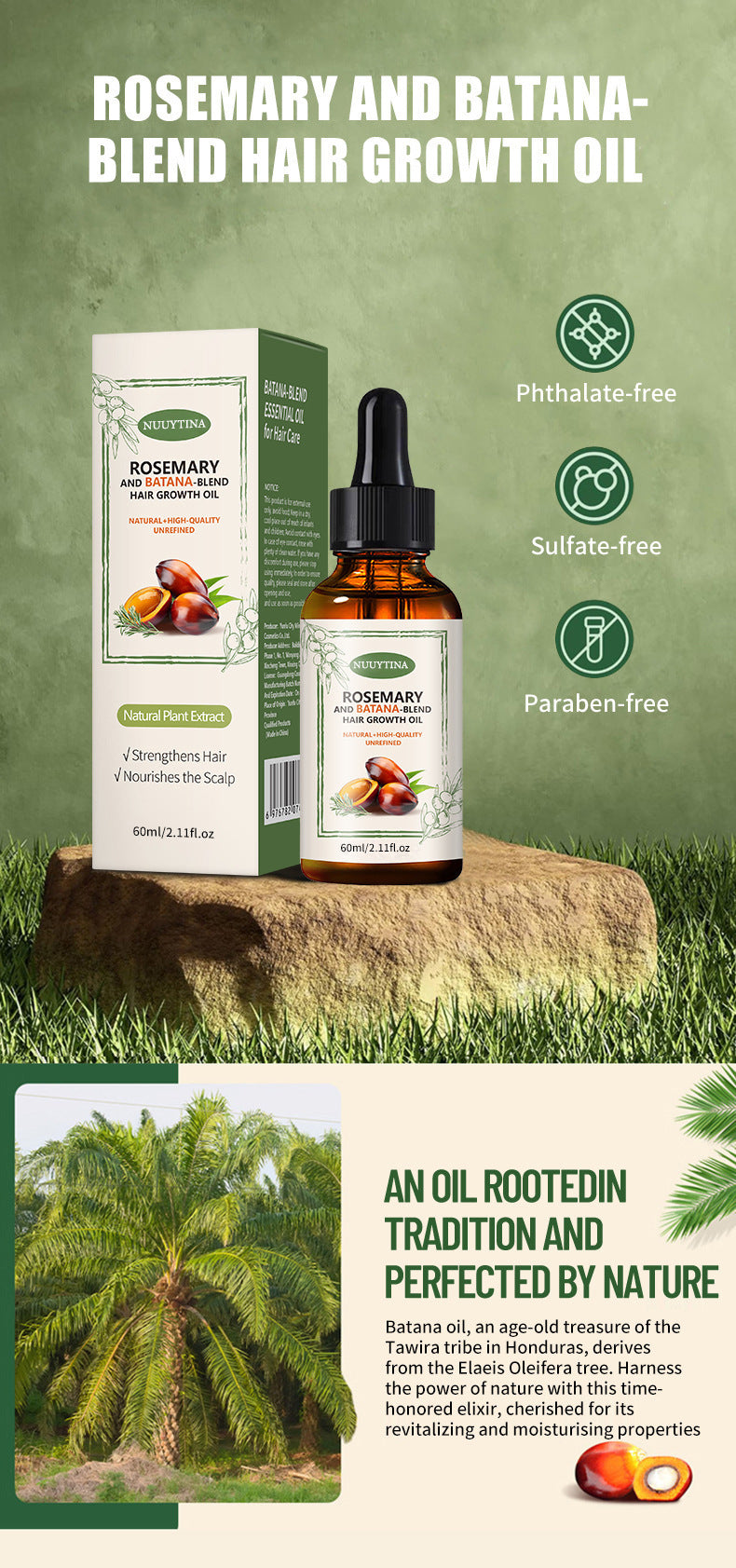 Brown Oil Fruit Soft Nourishing Hair Hair Care Essential Oil