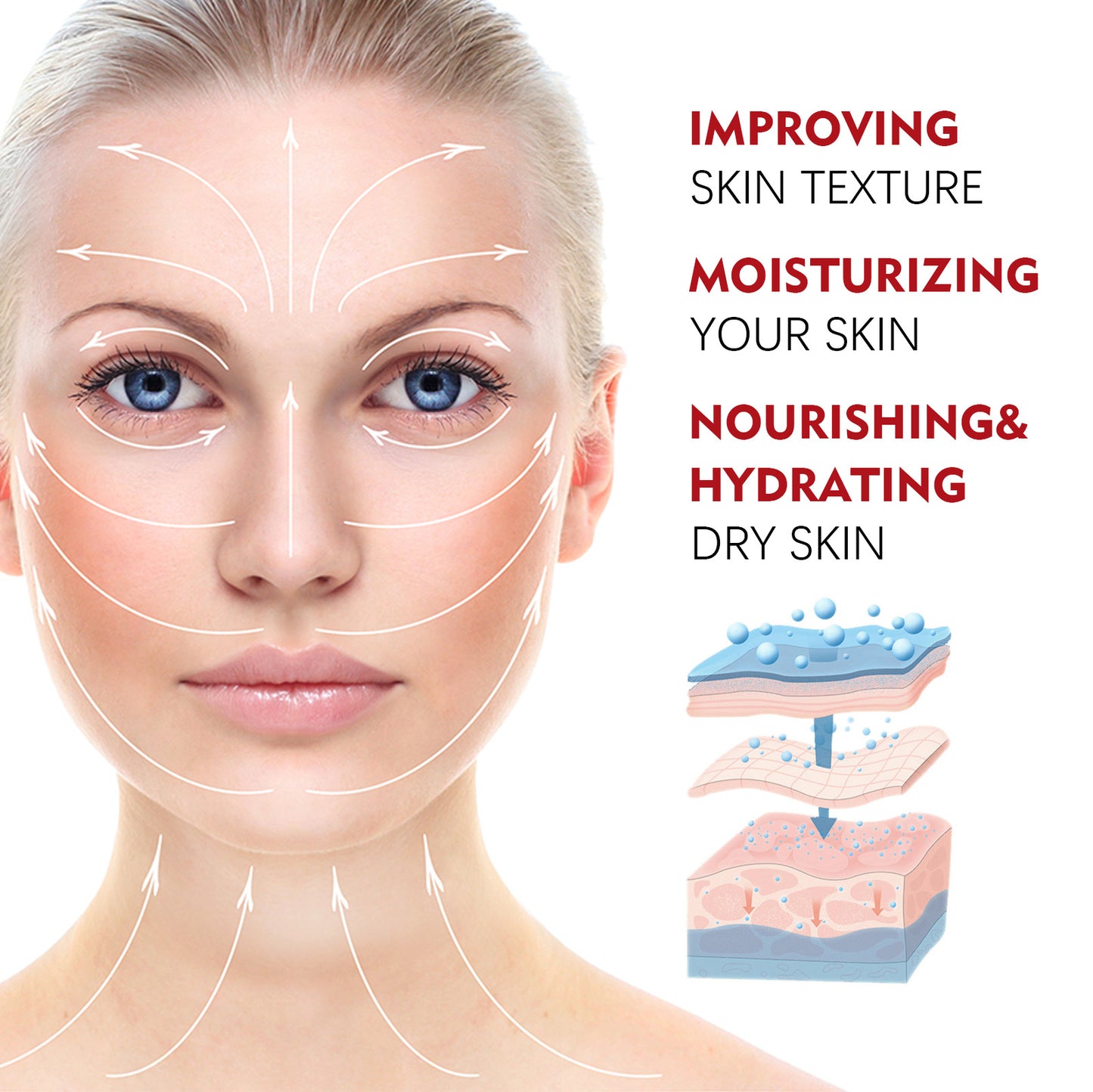 Lightening Fine Lines Dark Circles Moisturizing Nourishing Anti-Aging Face Cream