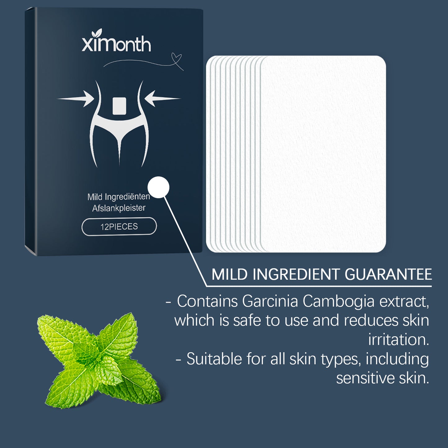 Slimming and body shaping patch