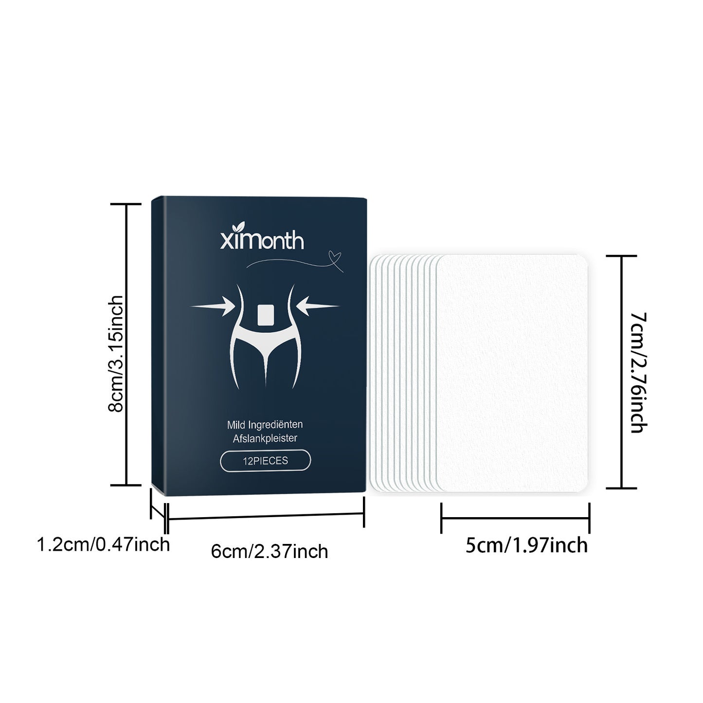 Slimming and body shaping patch