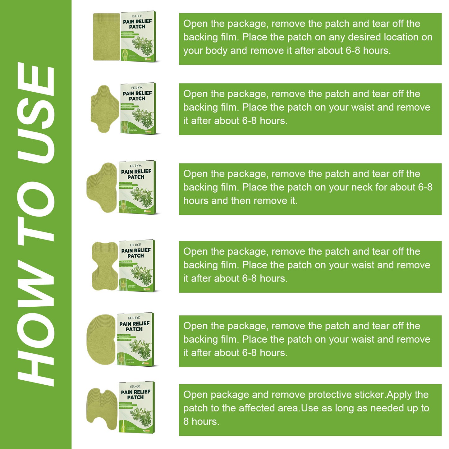 Wormwood Pain Relief Patch