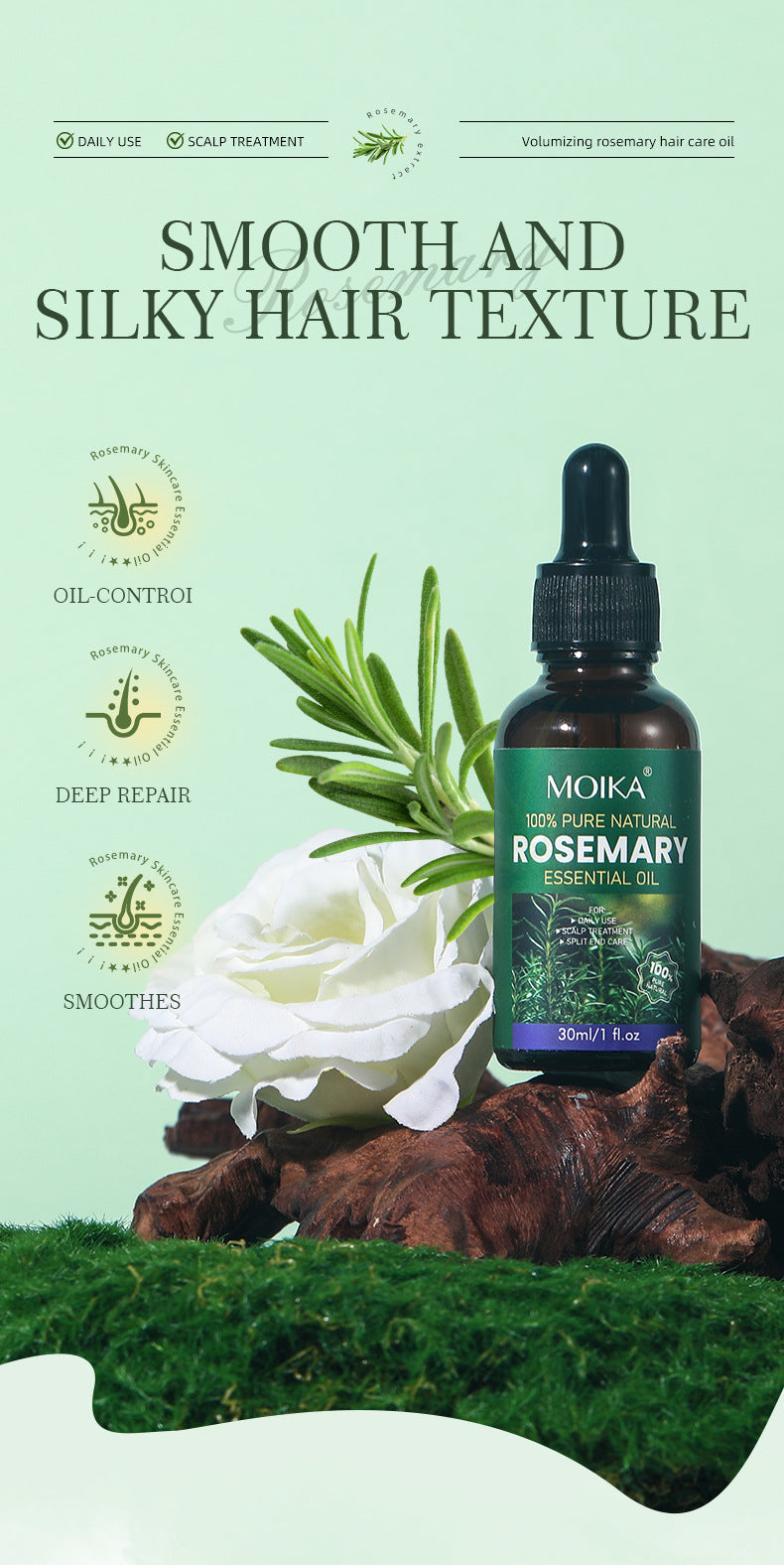 Rosemary Maintenance Hair Care Essential Oil